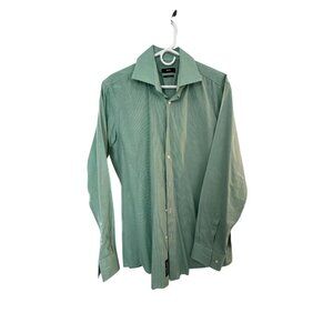 BOSS Slim Fit (Green Check) Dress Shirt